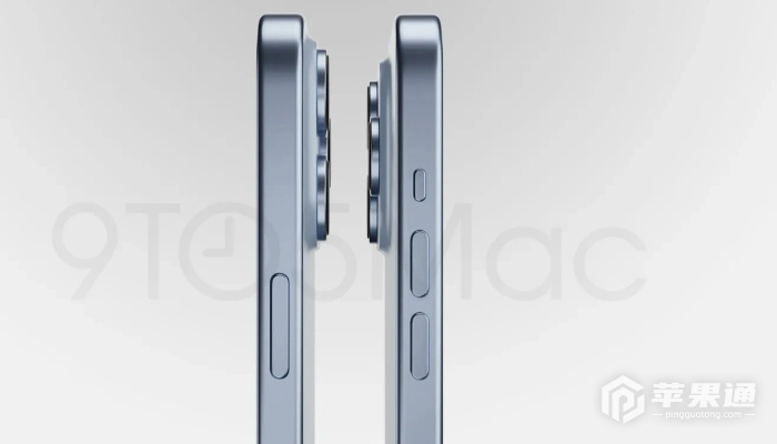 苹果iPhone 15 Pro/Max最新渲染图长这样：侧边按键有大变化
