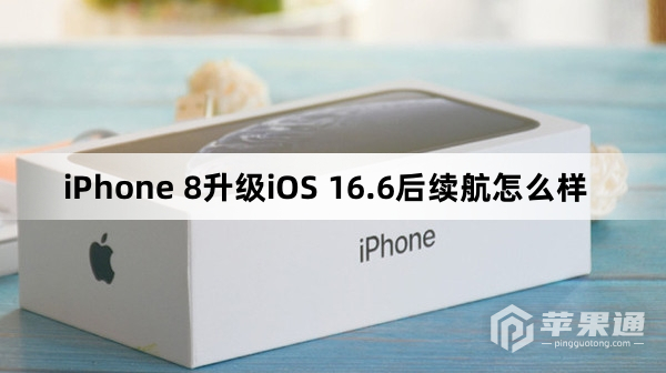 iPhone 8升级iOS 16.6后续航如何