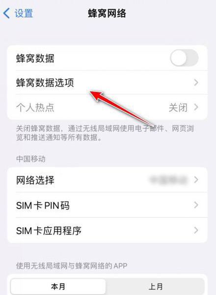 iPhone13Pro怎么切换成4g网络？
